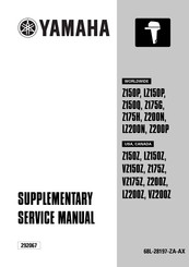 Yamaha VZ150Z Supplementary Service Manual