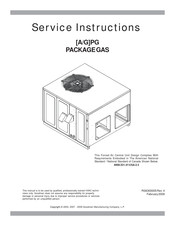 Goodman [A/G]PG Service Instructions Manual
