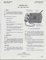 AT&T 831 Series Manual