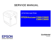 Epson AcuLaser C3800 Series Service Manual