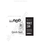 Uniden WDECT2315 Series Quick Start Manual