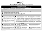 Toto ABY Series Installation Instructions Manual