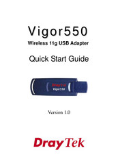Draytek Vigor550 Quick Start Manual