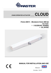 Master CLOUD Manual For Installation And Use