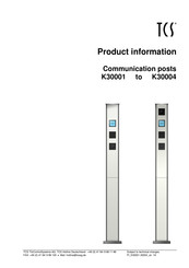 TCS K30002 Product Information