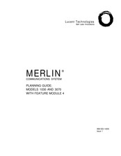 Lucent Technologies Merlin 3070 Planning Manual