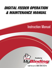 GBC DIGITAL FEEDER Operation & Maintenance Manual