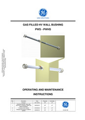 Ge PWS Operating And Maintenance Instructions Manual