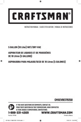 Craftsman CMXEVBE179250 Instruction Manual
