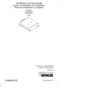 Kohler K-752 Installation And Care Manual