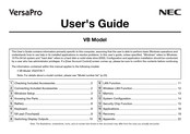 Nec VersaPro VB VG23T/B-T User Manual