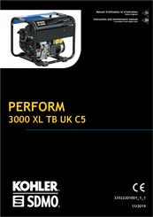 Kohler SDMO PERFORM 3000 XL TB UK C5 Instruction And Maintenance Manual
