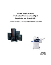 Xerox AS/400 Installation And Setup Manual