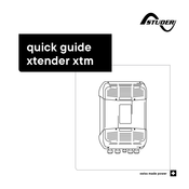 Studer xtender xtm Quick Manual