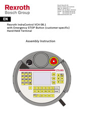 Bosch Rexroth IndraControl VCH 08.1 Assembly Instruction