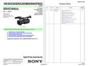 Sony HXR-NX5C Service Manual