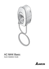Delta Electronics AC MAX Basic Quick Installation Manual