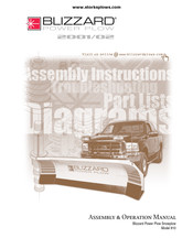 Blizzard POWER PLOW 810 Assembly & Operation Manual