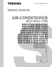 Toshiba RAS-11YAX Service Manual