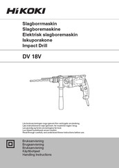 Hikoki DV 18V Manuals ManualsLib