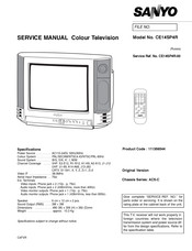 Sanyo CE14SP4R Service Manual
