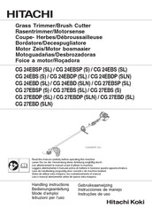 Hitachi Koki CG 24EBDSL Handling Instructions Manual