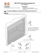 Fireplacextrordinair 564 FPX Quick Manual