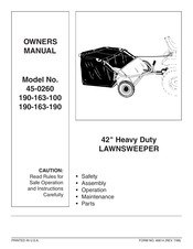 Agri-Fab 45-0260 Owner's Manual