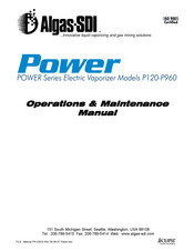 Eclipse Algas-SDI P120 Operation & Maintenance Manual