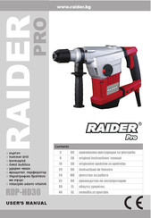 Raider RDP-HD30 User Manual