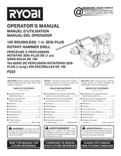 Ryobi ONE+ HP P223 Operator's Manual