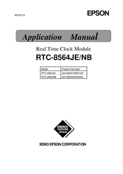 Epson RTC-8564JE Applications Manual