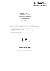 Hitachi S3ESL1 Instruction Manual And Specifications