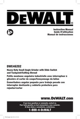 DeWalt DWE46202 Instruction Manual