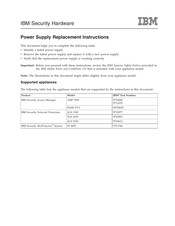 IBM V.90 PCI Replacement Instructions Manual