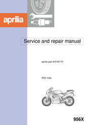 APRILIA RSV mille 956X Service And Repair Manual
