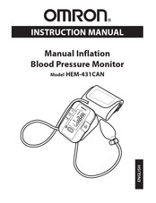 Omron HEM-431CAN Instruction Manual