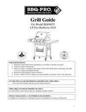 BBQ BQ04025 Manual