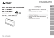 Mitsubishi MCFZ-A24WV Installation Manual
