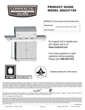 Char-Broil 466247109 Product Manual