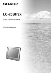 Sharp LC-20SH3X Operation Manual