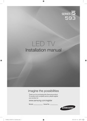 Samsung HG40NA593 Installation Manual