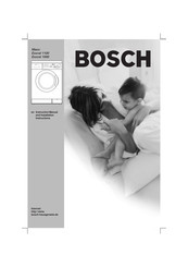 Bosch exxcel 1000 Instruction Manual And Installation Instructions