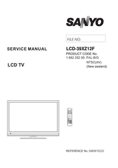 Sanyo LCD-39XZ12F Service Manual