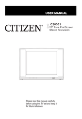 Citizen C20501 User Manual