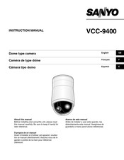 Sanyo VCC-9400 Instruction Manual