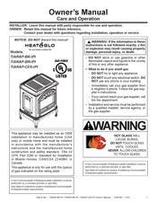Heat & Glo TIARAP-BR-IPI Owner's Manual