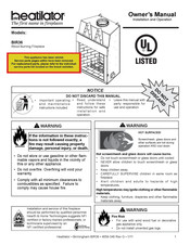 Heatilator BIR36 Owner's Manual