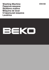 Beko EV5100 Important Safety Instructions Manual