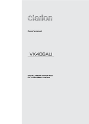 Clarion vx406au Owner's Manual